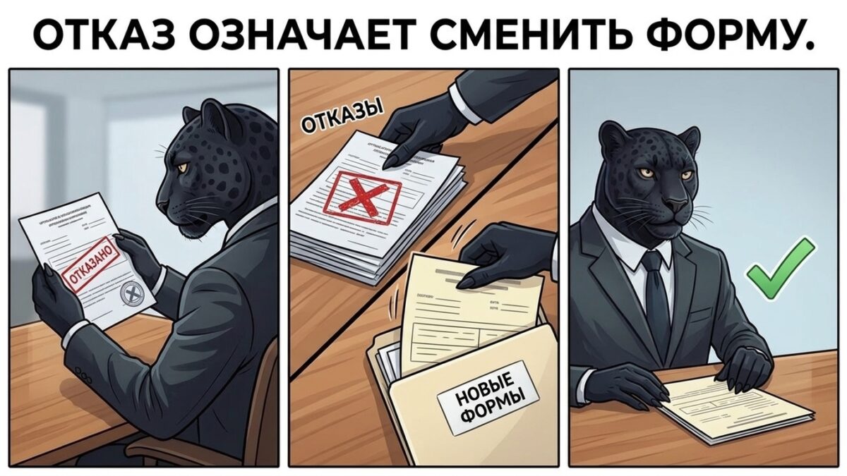 Пантера меняет отклонённый бланк на другой &mdash; youtube отклонил жалобу что делать