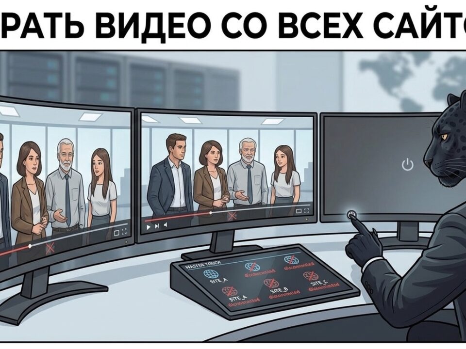 Пантера выключает мониторы с одним и тем же кадром — как удалить видео с моим участием со всех площадок