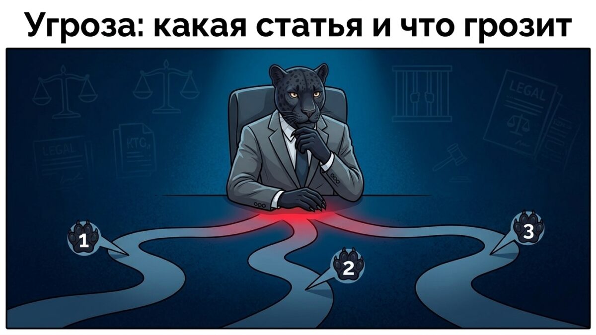 Угроза какая статья УК РФ — 119, 163 или 137 в зависимости от ситуации