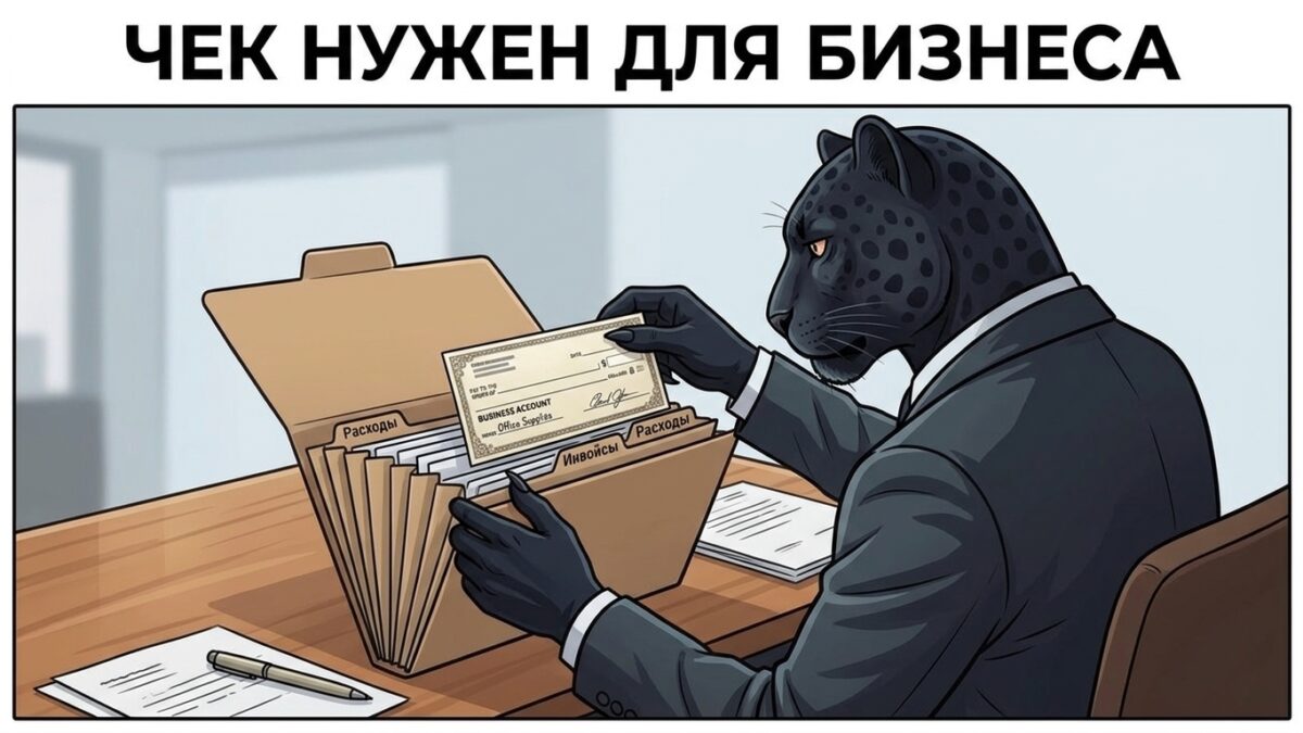 Пантера подшивает ленту чека в папку &mdash; можно ли вернуть деньги шантажисту после перевода