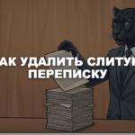 Пантера вытягивает распечатанный скриншот из стопки листов — как удалить слитую переписку из интернета