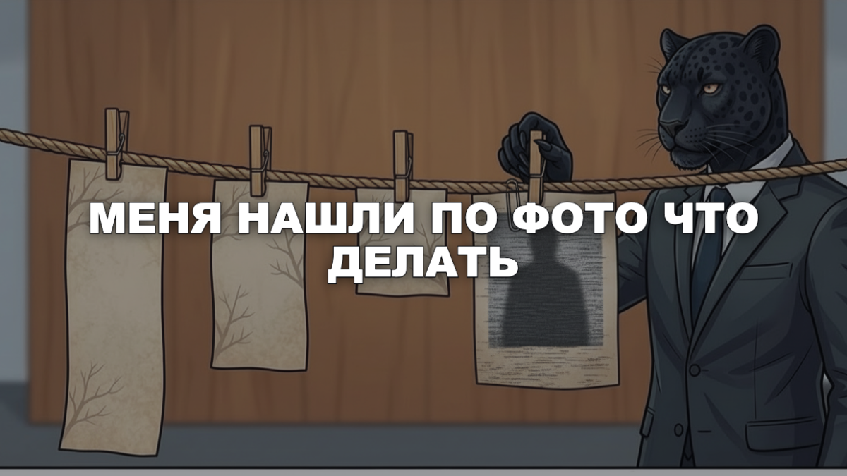 Меня нашли по фото что делать: разбор по типам находок Пантера придерживает распечатку сообщения с пришпиленной к ней фотографией — меня нашли по фото, что делать