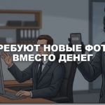 Шантажист требует новые интимные фото — пантера закрывает ладонью экран телефона с сообщением