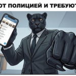 Компании по удалению отзывов: как выбрать подрядчика Пантера в костюме с телефоном, на экране угроза — угрожают полицией после знакомства и требуют деньги